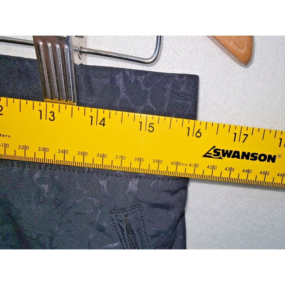 Orvis Travel Skort Womens Medium Black Rose Embossed Mesh Inner Shorts Pull On‎ - Picture 6 of 12